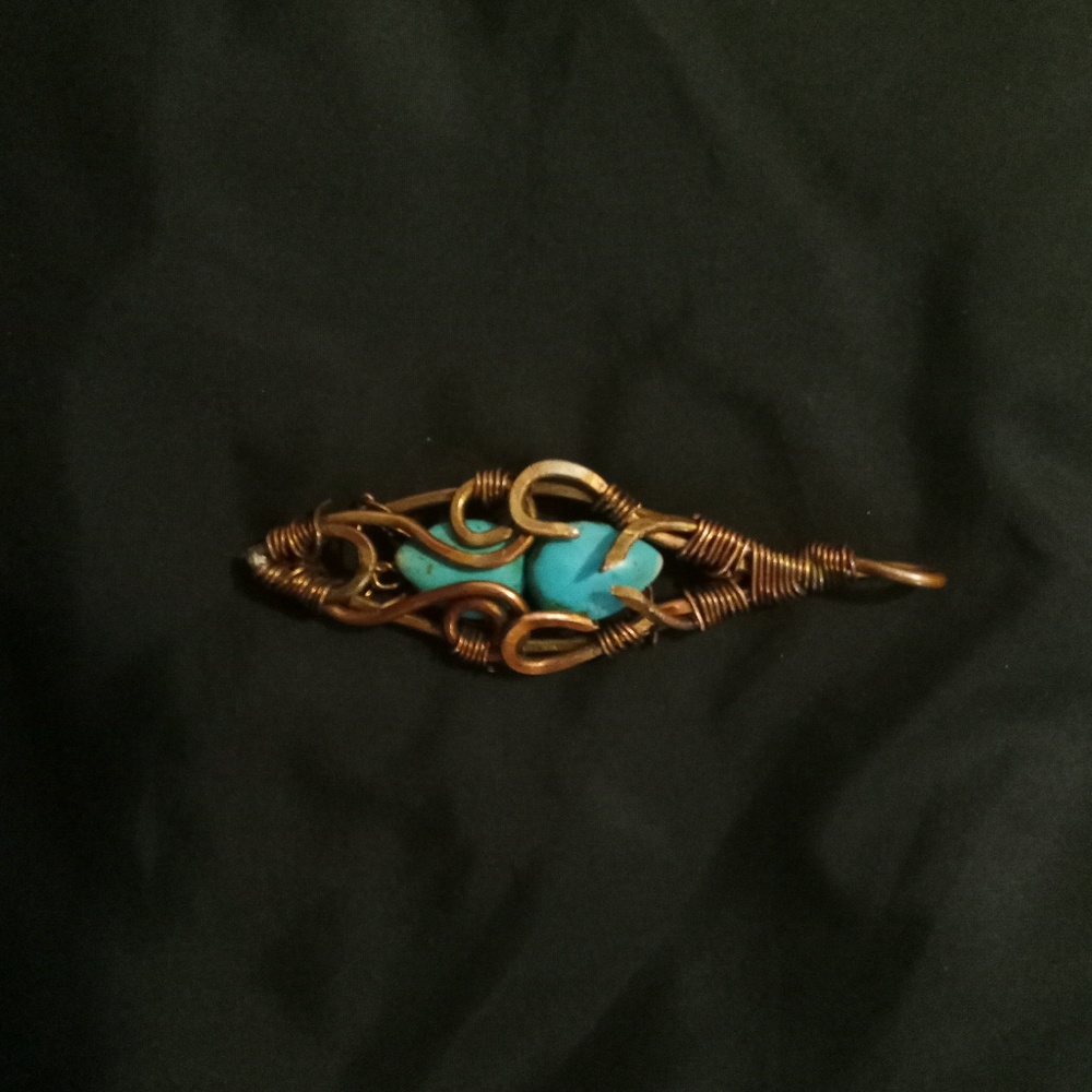 Handnade copper pendant